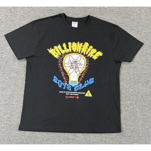 Billionaire Boys Club Shirt Mens 2XL Black Watts Astronaut Light Bulb Wealth